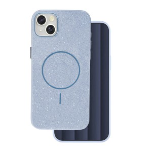 Nakładka Glitter Thin Mag do iPhone 15 6,1" niebieska