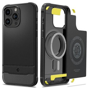 Spigen Rugged Armor MAG iPhone 15 ProMax 6,7" Magsafe czarny/matte black