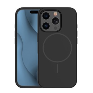 Nakładka Silicone Thin Mag do iPhone 17 Air 6,6" czarna