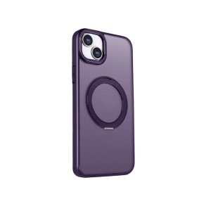 Nakładka Mag Ring Rotating do iPhone 15 Pro 6,1" fioletowa