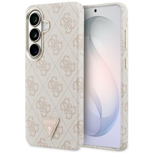 Guess nakładka 4G Triangle Logo MagSafe do Samsung Galaxy S26 różowa