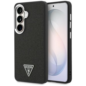 Guess nakładka Fixed Glitter Triangle MagSafe do Samsung Galaxy S26 czarna