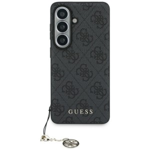 Guess nakładka 4G Classic Logo Charm MagSafe do Samsung Galaxy S26 czarna