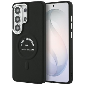 Karl Lagerfeld nakładka Embossed Ring RSG Logo MagSafe do Samsung Galaxy S26 Ultra czarna