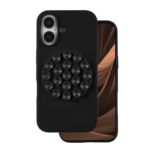 Nakładka Silicone Stick do iPhone 17 6,3" czarna