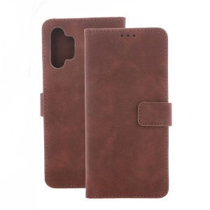Etui Smart Velvet do Samsung Galaxy S26 Plus brązowe