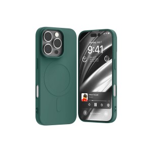 Mercury Semi-Silicon MagSafe do iPhone 16 Pro (6.3) GREEN / ZIELONY
