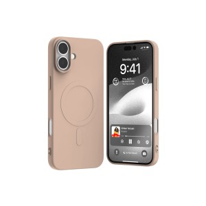 Mercury Semi-Silicon MagSafe iPhone 16  Plus (6.7), PINK SAND / PUDROWY RÓŻ