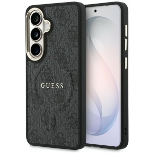 Guess nakładka 4G Embossed Ring MagSafe do Samsung Galaxy S26 czarna