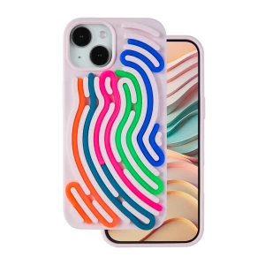 Nakładka DIY Snake do iPhone 15 6,1" różowa