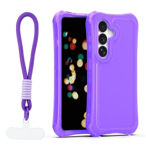 Nakładka SafePop ze smyczą do Samsung Galaxy S26 fioletowa