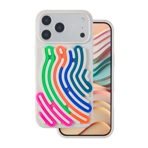 Nakładka DIY Snake do iPhone 17 Pro Max 6,9" beżowa