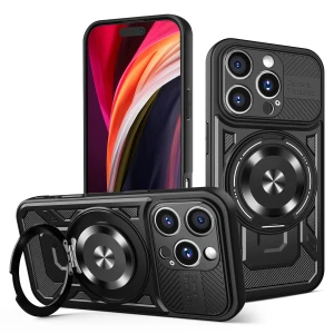 Nakładka Defender Armor Mag do iPhone 16 Pro Max 6,9" czarna