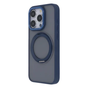 Nakładka Secure Spinning Mag do iPhone 15 Pro 6,1" granatowy