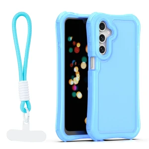 Nakładka SafePop ze smyczą do Samsung Galaxy A16 4G / A16 5G niebieska