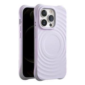 Nakładka Circle Mag do iPhone 15 Pro 6,1" jasnofioletowa