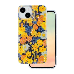 Nakładka Glow Glam do iPhone 15 6,1" pomarańczowa