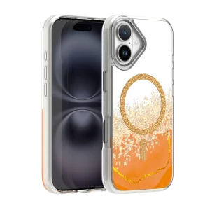Nakładka Epoxy Mag do iPhone 16 6,1" pomarańczowa