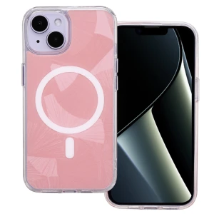 Nakładka Flash Mag do iPhone 15 6,1" różowa