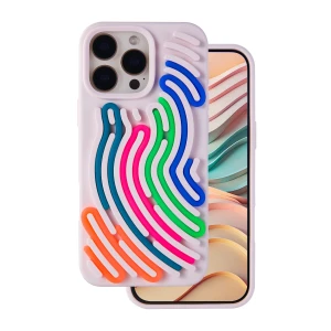 Nakładka DIY Snake do iPhone 16 Pro 6,3" różowa
