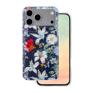 Nakładka Glow Glam do iPhone 17 Pro Max 6,9" niebieska