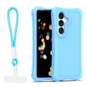 Nakładka SafePop ze smyczą do Samsung Galaxy S26 niebieska