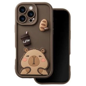Nakładka Ultra Trendy 3D do iPhone 16e / 17e capybara