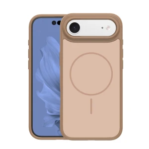 Nakładka Frame Thin Mag do iPhone 17 Air 6,6" brązowa