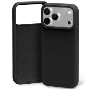 Etui Mercury Silicone do iPhone 17 Pro Max czarny