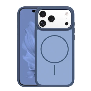 Nakładka Frame Thin Mag do iPhone 17 Pro Max 6,9" ciemnoniebieska