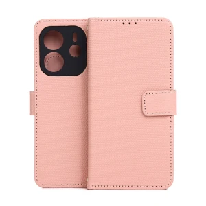 Etui Smart Triangle do Xiaomi Redmi Note 14 4G (Global) (164.84 x 78.15 x 8.16 mm) różowe