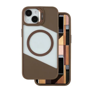 Nakładka Fusion Mag do iPhone 15 6,1" brązowa