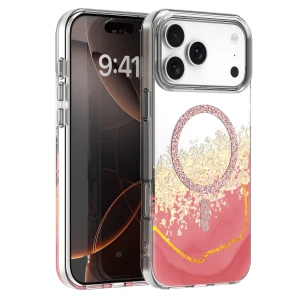 Nakładka Epoxy Mag do iPhone 17 Pro 6,3'' różowa