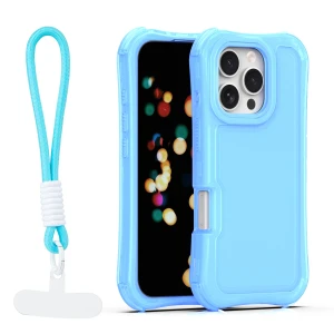 Nakładka SafePop ze smyczą do iPhone 16 Pro Max 6,9" niebieska