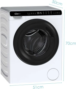 Pralka Candy Mini CW50-BP12307U1-S Slim 5kg 1200obr/min biały