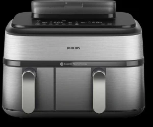 Frytkownica beztłuszczowa Airfryer Philips 9L 2750W NA555/00 dwa kosze