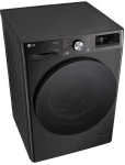 LG F4DR711S2BA pralko-suszarka Wolnostojący Od przodu Czarny_1.jpg