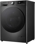 LG F4DR711S2BA pralko-suszarka Wolnostojący Od przodu Czarny_2.jpg