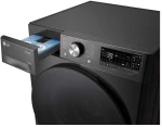 LG F4DR711S2BA pralko-suszarka Wolnostojący Od przodu Czarny_3.jpg