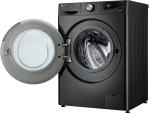 LG F4DR711S2BA pralko-suszarka Wolnostojący Od przodu Czarny_4.jpg