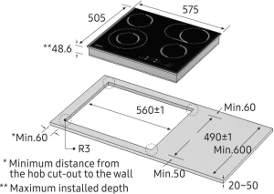 Płyta ceramiczna do zabudowy Samsung CTR164NC01