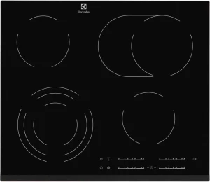 Electrolux EHF6547FXK płyta kuchenna Czarny Wbudowany 4 stref(y)
