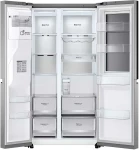 LG InstaView GSXV91PZAE chłodziarko-zamrażarka otwierana obustronnie Wolnostojący 635 l Czarny, Stal nierdzewna_13.jpg