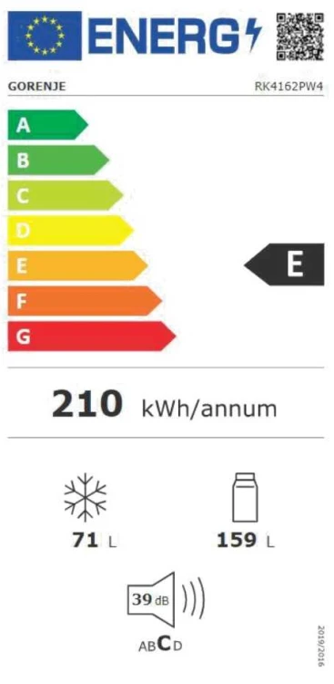 Gorenje RK4162PW4 Wolnostojący 230 l Biały_2.jpg
