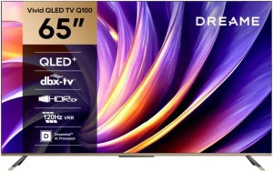 Dreame Vivid QLED TV Q100 165,1 cm (65") 4K Ultra HD Smart TV Wi-Fi Czarny 350 cd/m²