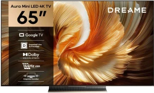Dreame Aura Mini LED 4k TV S100 165,1 cm (65") 4K Ultra HD Smart TV Wi-Fi Czarny 350 cd/m²
