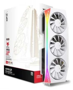 Karta graficzna XFX Mercury Radeon RX 9070 XT OC White Gaming RGB 16GB GDDR6