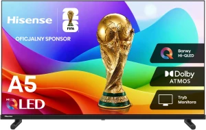 Hisense 32A5S 81,3 cm (32") Full HD Smart TV Wi-Fi Czarny 250 cd/m²