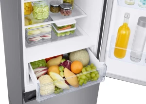 Lodówka Samsung jednodrzwiowa srebrna 230 l No Frost 114 l