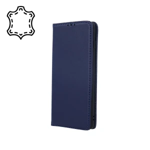 Etui skórzane Smart Pro do iPhone 17 Air 6,6" granatowe